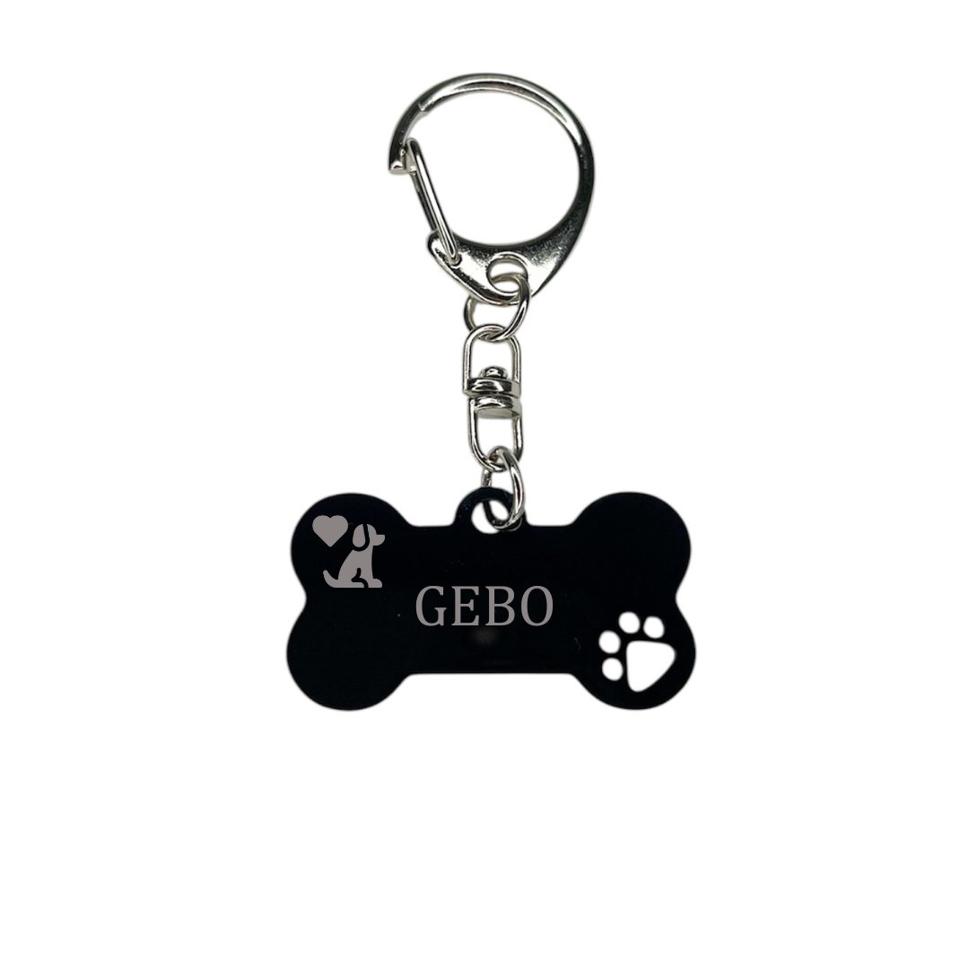 Bone shape ID tag for dog