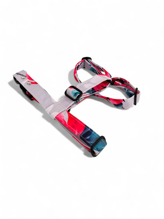 Dog harness flowers