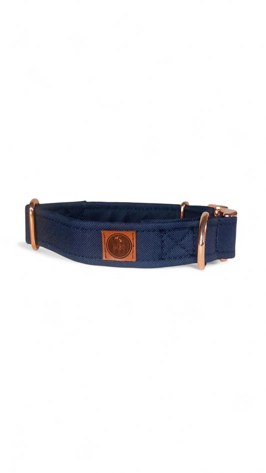 Personalised dog collar "Dark blue"