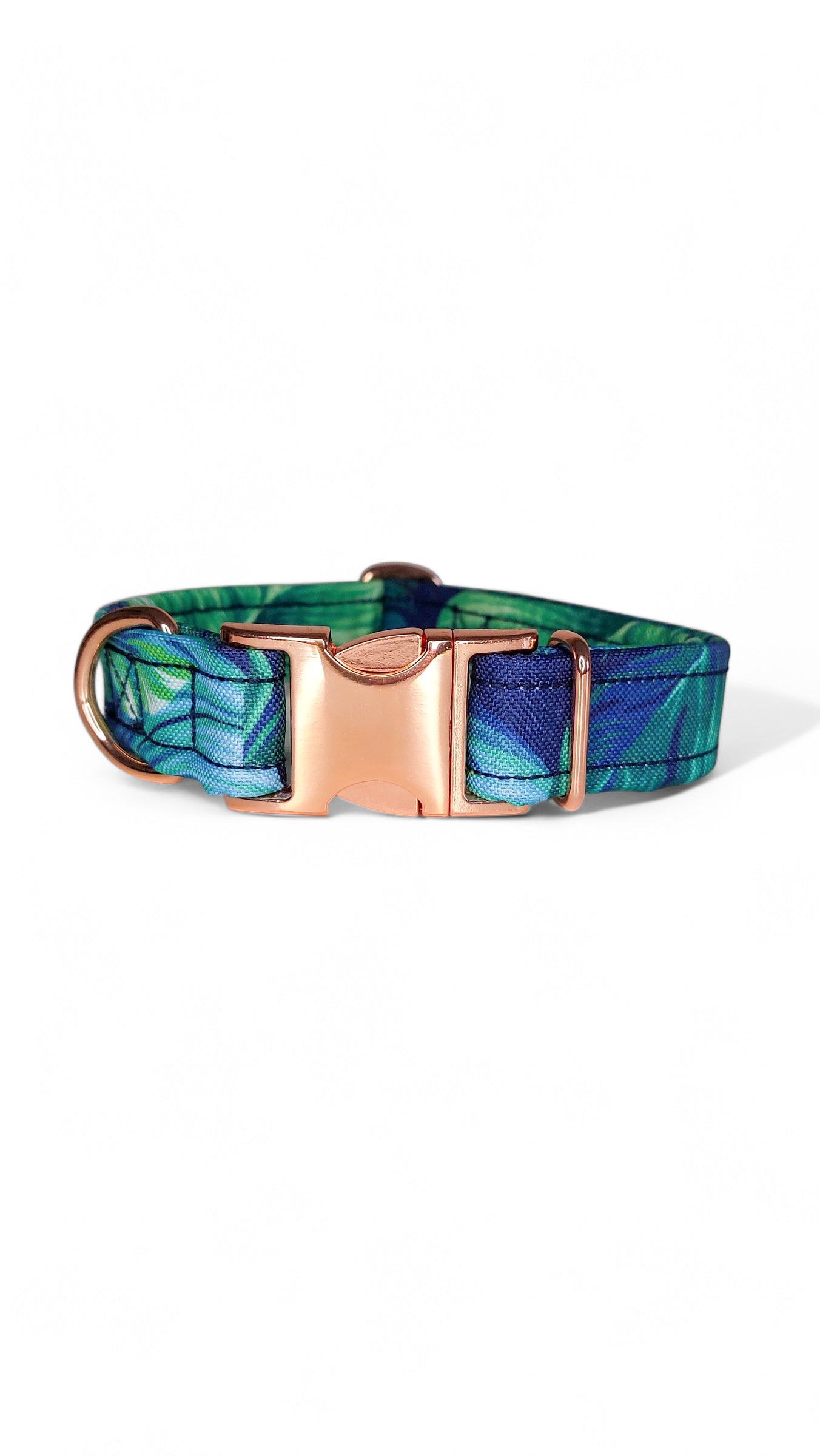 PERSONALISED WATERPROOF FABRIC DOG COLLAR "JUNGLE"