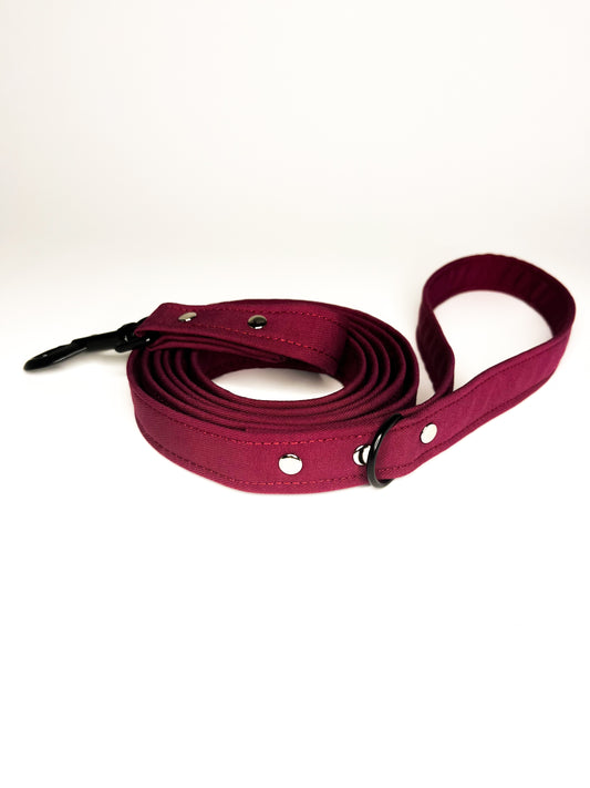 BURGUNDY DOG LEASH