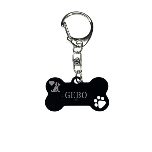 Bone shape ID tag for dog