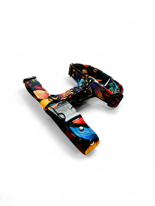 Dog harness "Falling leaves"