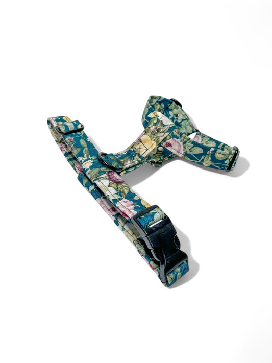 Dog harness "rose garden"