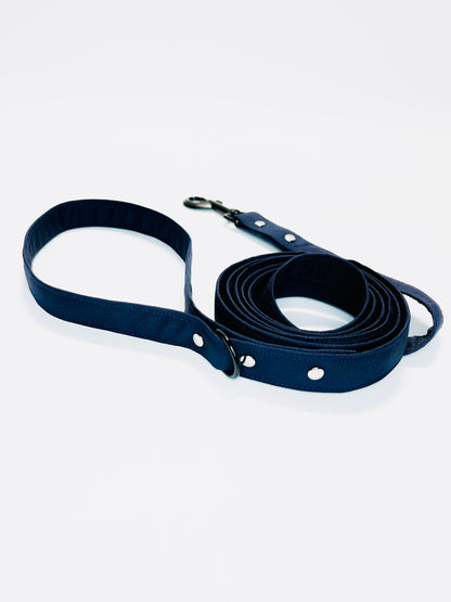 DARK BLUE DOG LEASH