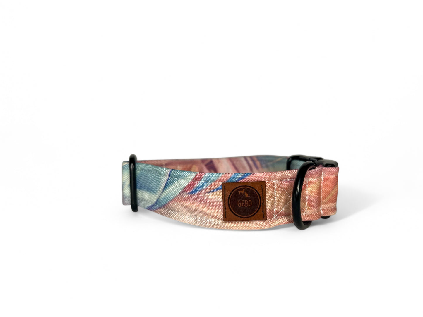 Personalised dog collar "feathers"