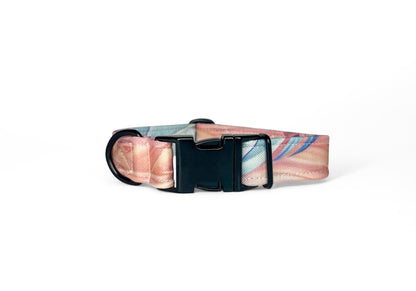 Personalised dog collar "feathers"