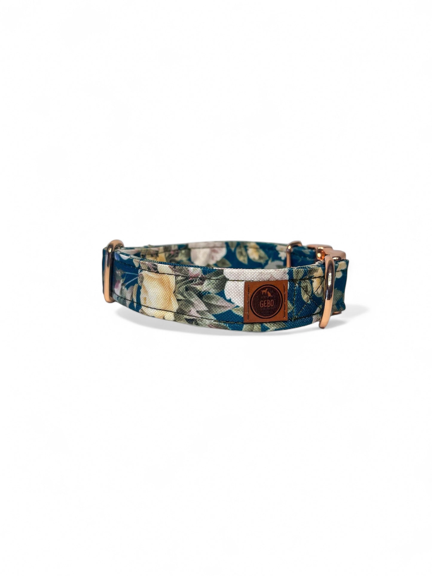 Personalised dog collar "rose garden"