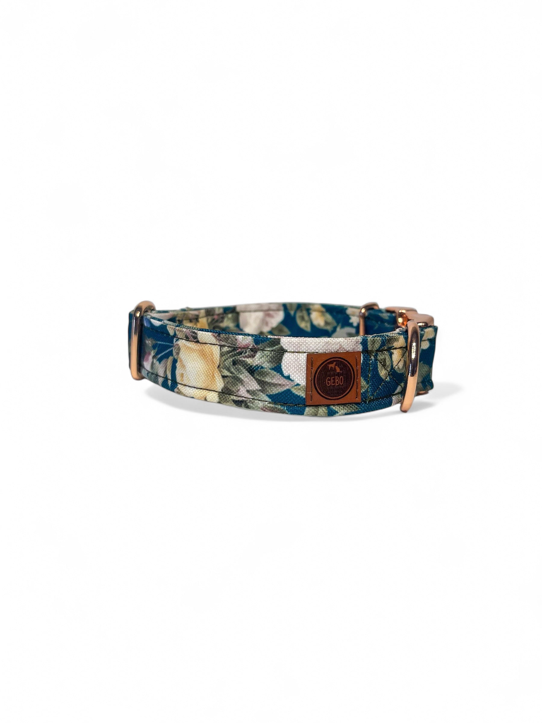 Personalised dog collar "rose garden"