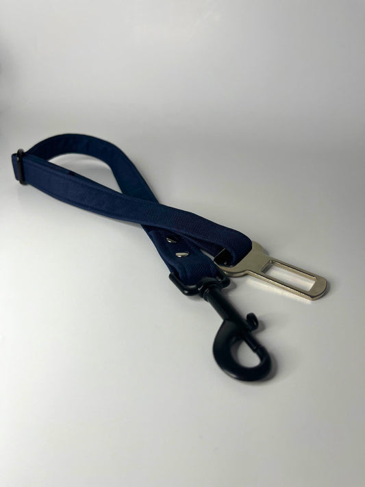 DOG SAFETY SEAT BELT DARK BLUE